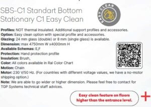 Guillotine Windows - SBS-C1