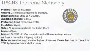 Guillotine Windows - TPS-N3