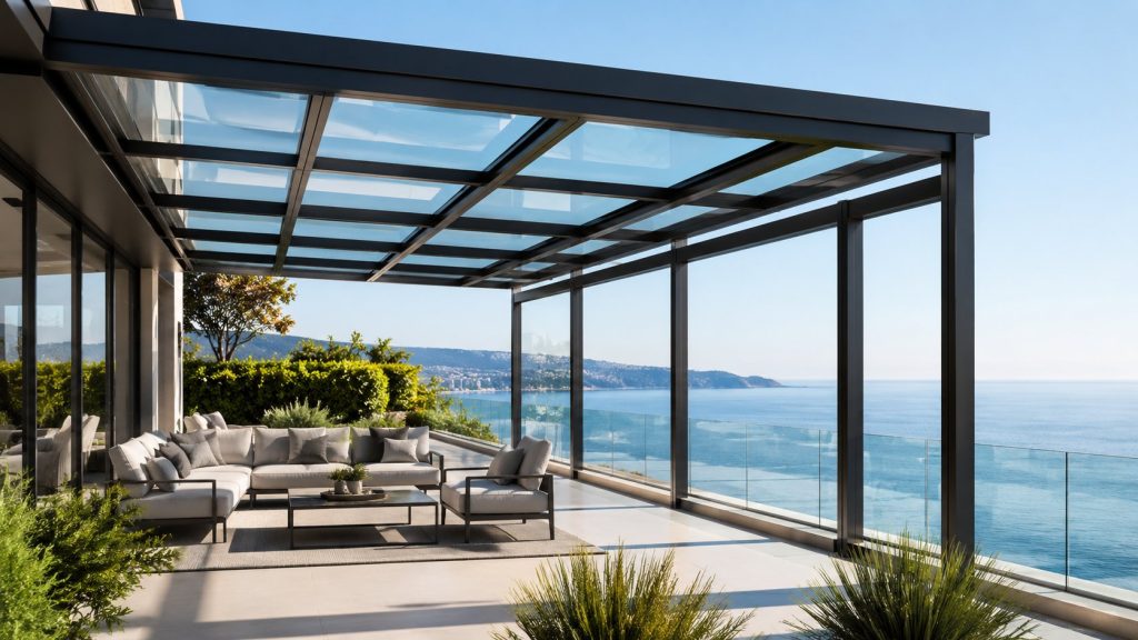 UV Protected Glass for Facades and Pergolas - UV Protected Glass